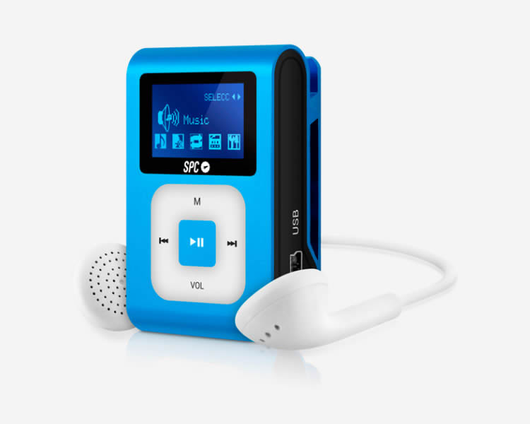 Spc Reproductor Mp3 Clip Extreme 8 Gb Blue